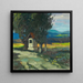 Marterl at the edge of the path - Oskar Mulley — framed artwork on a wall