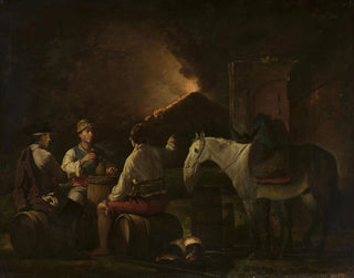Martin Ferdinand Quadal - Drinking wine.webp