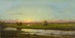 Zonsondergang over de weiden van Newburyport - Martin Johnson Heade — weergave van het kunstwerk