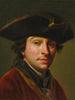Portret van een man met hoed - Martin Knoller — weergave van het kunstwerk