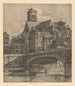 Vue de Saint-Gervais à Paris - Martin Monnickendam — weergave van het kunstwerk