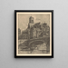 Vue de Saint-Gervais à Paris - Martin Monnickendam — ingelijst kunstwerk aan de muur