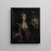 portret van Cornelis Speelman, gouverneur-generaal van de Nederlandse Oost-Indische Compagnie - Martin Palin — ingelijst kunstwerk aan de muur