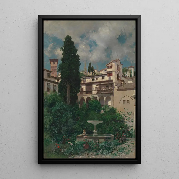 Martin Rico y Ortega - A Spanish Garden.webp