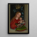Maagd met Kind bij een raam - Martin Schongauer — ingelijst kunstwerk aan de muur