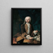 Johann Christoph Baron von Bartenstein - Martin van Meytens — ingelijst kunstwerk aan de muur