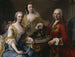 Joseph de France en zijn familie - Martin van Meytens — weergave van het kunstwerk