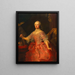 Marie-Thérèse als Hongaarse koningin - Martin van Meytens — ingelijst kunstwerk aan de muur