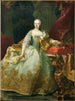 Portret van Maria Theresia van Oostenrijk - Martin van Meytens — weergave van het kunstwerk