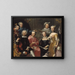 Ulrika Lovisa Tessin, Carl Gustaf Tessin, Erik Sparre, Johan Gabriel Sack, Nils Bielke, Eva Bielke en Hedvig Elisabet Sack - Martin van Meytens — ingelijst kunstwerk aan de muur