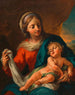 De Maagd met Kind Jezus - Martino Altomonte — weergave van het kunstwerk