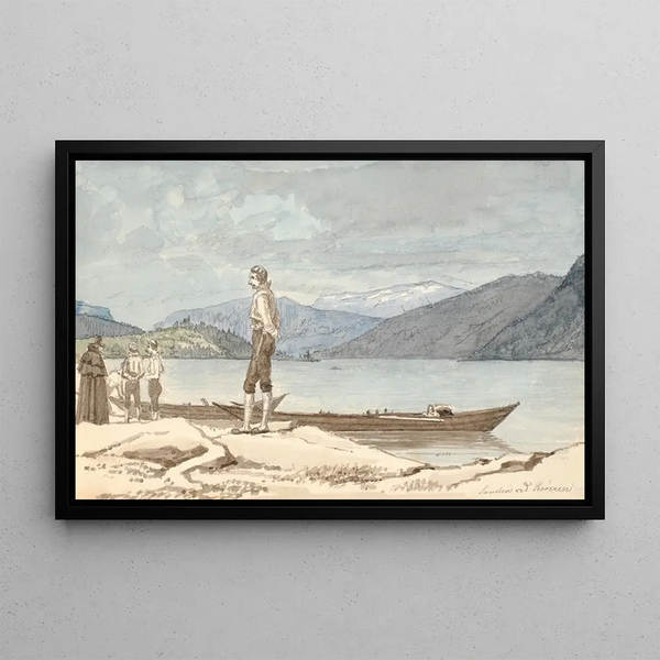 Martinus Rrbye - Et overfartssted Figurer ved bde.webp