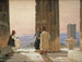 La vue depuis le temple d'Athena sur l'Acropole - Martinus Rørbye — weergave van het kunstwerk