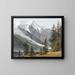 van Vue de Chamonix-Mont-Blanc - Martinus Rørbye — ingelijst kunstwerk aan de muur