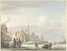 Winterzicht op de stad - Martinus Schouman — weergave van het kunstwerk
