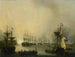 Het bombardement van Palembang, Sumatra, 24 juni 1821 - Martinus Schouman — weergave van het kunstwerk