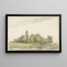 Tuin van pauwen op de Amstel - Martinus van der Jagt — ingelijst kunstwerk aan de muur