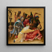 Martyrdom of Saint Thomas - Stefan Lochner — framed artwork on a wall
