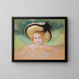 Mary Cassatt - Girl in a Hat with a Black Ribbon.webp