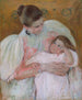 Verpleegster en kind - Mary Cassatt — weergave van het kunstwerk