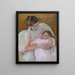 Verpleegster en kind - Mary Cassatt — ingelijst kunstwerk aan de muur