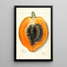 Carica papaya - Mary Daisy Arnold — ingelijst kunstwerk aan de muur