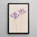 Noix d'herbe Brodiaea laxa - Mary Vaux Walcott — framed artwork on a wall