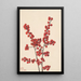 Houx verticaal Ilex verticillata - Mary Vaux Walcott — ingelijst kunstwerk aan de muur