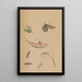 Choju ryakugashiki Pl33 - Masayoshi Kitao — framed artwork on a wall