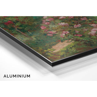 Massif de Fleurs, Jardin du Petit Gennevilliers - Gustave Caillebotte | Reproduction Tableau Décoration murale affiche copie