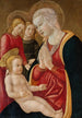 Maagd met Kind - Meester van de Geboorte van Castello — weergave van het kunstwerk