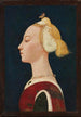 Portret van een vrouw - Meester van de Geboorte van Castello — weergave van het kunstwerk