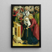 La Mort de la Vierge - Maître de l'Autel de Pfullendorf — ingelijst kunstwerk aan de muur