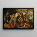 Het Terugkeren van Tobit - Vlaamse Meester van de Verloren Zoon — ingelijst kunstwerk aan de muur