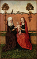 Maagd met Kind en Sint Anna - Meester van de Sibylle Tiburtine — weergave van het kunstwerk