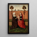 Maagd met Kind en Sint Anna - Meester van de Sibylle Tiburtine — ingelijst kunstwerk aan de muur