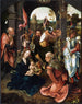 Aanbidding der Wijzen - Meester van 1518 — weergave van het kunstwerk