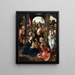 Aanbidding der Wijzen - Meester van 1518 — ingelijst kunstwerk aan de muur