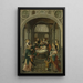 Panneau de retable avec Circoncision du Christ au verso Résurrection du Christ - Maître d'Alkmaar — ingelijst kunstwerk aan de muur
