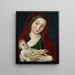Maria met Kind - Meester van Osma — ingelijst kunstwerk aan de muur