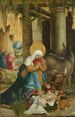 La Nativité - Maître de Pulkau — weergave van het kunstwerk