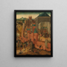 Het zitvlak van Rhenen - Meester van Rhenen — ingelijst kunstwerk aan de muur