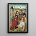 De Opstanding van Drusiana - Meester van Sint-Nicolaas — ingelijst kunstwerk aan de muur