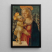 La Vierge à l'Enfant - Maître de San Miniato — ingelijst kunstwerk aan de muur