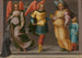 van de aartsengelen Gabriël, Michaël en Rafaël met Tobias en een donatrice - Meester van Serumido — weergave van het kunstwerk