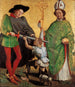 Sint Martinus van Tours en Sint Nicolaas van Bari - Meester van Uttenheim — weergave van het kunstwerk