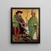 Sint Martinus van Tours en Sint Nicolaas van Bari - Meester van Uttenheim — ingelijst kunstwerk aan de muur