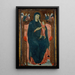 Reproductie van het schilderij Maagd met Kind in majesteit met engelen - Meester van Varlungo