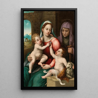 Master of Volterra - The Madonna and Child with Saint Elizabeth and the Infant Saint John the Baptist.webp