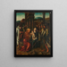 Aanbidding der Wijzen - Meester van de Aanbidding van Antwerpen — ingelijst kunstwerk aan de muur